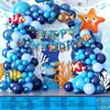 Traje de globo de cumpleaños de dibujos animados para niños, decoraciones para fiestas, póster de feliz cumpleaños, fondo de tela para niños y niñas
