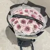 Presente para o Dia do Professor, Flor de Rosa, Geleia de Ameixa Manteiga, Buquê Simulado, Presente de Aniversário para Amigas
