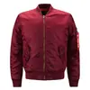 Jaqueta de Algodão Masculina Casual Transfronteiriça com Gola Alta da Força Aérea Não. 1 Ma01 Uniforme de Baseball de Piloto Outono e Inverno Tamanho Grande Jaqueta de Algodão