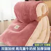 Edredón de terciopelo de leche para invierno, grosor extra para abrigar, edredón de algodón de invierno para dormitorios de estudiantes, edredón de lana de cordero de 5 kg, ropa de cama de vellón de coral