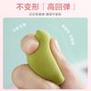 Esponja de calabaza con forma de huevo para maquillaje, súper suave, con forma de gota de agua y corte oblicuo, cojín de aire para maquillaje, sin polvo