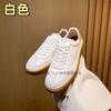 Lp Zapatos Blancos Zapatos de Hombre Zapatillas Deportivas Casuales Zapatos de Entrenamiento Moral Lp Zapatos de Cuero Planos Suela de Goma Cruda Planos para Mujer