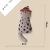 Nuevos Broches de Dibujos Animados Hechos a Mano, Muñecos de Tela Colgantes con Formas de Pájaro, Gato y Otras, Lindos, Estilo Coreano, Al Por Mayor, En Stock