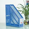 Estante de Almacenamiento de Carpeta Única para Escritorio Barra de Archivo de Plástico Logo Imprimible Suministros de Oficina Caja de Archivo Única Engrosada