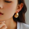 Aretes Colgantes de Metal Minimalistas de Alta Gama Estilo Frío para Mujer Europeos y Americanos Personalidad Ins Combinables Diseño Nicho Aretes para Mujer
