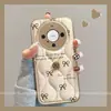 Adequado para Capa de Celular Huawei Mate60Pro Capa Mate50 de Nicho de Alta Qualidade Nova Camélia com Laço