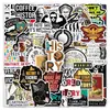 50 divertidos stickers de lemas de figuras históricas, popular tendencia transfronteriza, planificador de celebridades, papelería para tablet, pegatinas para refrigerador