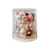 Caja de Exhibición Labubu Muñeco de Peluche Colgante Vitrina Bubble Mart Hecho a Mano Exhibidor de Cajas Sorpresa Almacenamiento