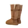 Botas de Neve Cano Alto Femininas 2026 Estilo de Inverno Quente Plus Veludo Espessado Fivela de Cinto Uso Bidirecional Nordeste Antiderrapante Sapatos de Algodão para Neve
