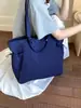 Bolso de mano de moda transfronterizo para mujer, bolsa de lona nueva de gran capacidad, bolso de hombro ligero de nailon para viajar y para el día a día