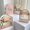 Caixa de Presente para Embalagem de Flores do Dia dos Professores, Arranjo Floral, Bolsa Tote para Arranjo Floral, Cesta de Flores de Papel para Segurar na Mão, Fornecimento Transfronteiriço, Caixa de Flores para Segurar na Mão