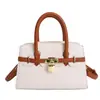Bolso Cruzado de Diseño Exclusivo, Nuevo Bolso de Mano de Moda Estilo Coreano, Bolso de Gran Capacidad para Mujer, Bolso Kelly Sencillo y Elegante
