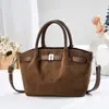 Bolso Clásico Retro Esmerilado para Mujer, Bolso Cruzado de Hombro Versátil y Moderno para el Uso Diario y el Trayecto al Trabajo