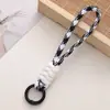 Cordão Simples para Pulso em Poliéster Porta-Crachá de Estudante Cordão com Pingente da Moda Chaveiro Cordão para Pendurar Pen Drive em Estoque