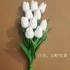 Ins Tulip Flor Artificial Casa Decoração de Sala de Estar Mesa de Jantar Vaso Ornamentos de Flores Adereços de Tiro