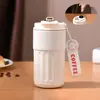 Caneca Térmica com Display de Temperatura Inteligente, Caneca de Café de Alto Estilo com Alça, Copo de Água Simples Portátil de Aço Inoxidável 316 Venda por Atacado