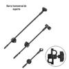 Suporte Universal de Mesa e de Chão para Transmissão ao Vivo com Acessórios de Barra Cruzada de Metal para Celular, Microfone e Caixa de Som