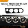 Adequado para Mercedes-Benz Novo Classe A Classe CLA W177/C118 2018+ Painel de Instrumentos do Controle Central Painel Decorativo do Ar Condicionado Modificação