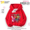Caixa de Ritmo Sprunki Roupas Moletom com Capuz para Meninas Jogo de Música Top de Algodão com Lã Camiseta de Manga Longa Infantil