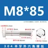 Tornillos de Acero Inoxidable 304 con Rosca Parcial y Hexágono Exterior y Accesorios de Perno Extendido M6M8M10M12M14M16M20
