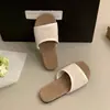 Sandalias Planas Tejidas para Verano, Estilo Resort Francés, de una Sola Tira, Adecuadas para Usar con Faldas, Sandalias de Suela Suave 2025