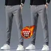 Pantalones de Trabajo Casuales de Forro Polar Transfronterizos, Sueltos, Duraderos, para Obra Sucia, Pantalones de Trabajo para Hombre
