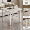 Mesa Plegable, Mesa de Comedor para Uso en el Hogar, Mesa de Comedor para Apartamentos Pequeños, Mesa Especial para Jugar Cartas, Mesa de Barbacoa, Mesa Pequeña para Montar Puestos