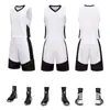 Nuevo Traje de Uniforme de Baloncesto Transpirable de Secado Rápido para Hombre con Número Estampado Uniforme de Juego de Verano para Jóvenes Camiseta de Entrenamiento Deportivo