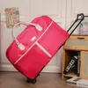 Bolsa de Viagem Feminina Grande Capacidade com Rodinhas Bolsa Portátil Estilo Coreano Viagem de Curta Distância Bagagem de Mão Leve Dobrável para Estudantes Homens