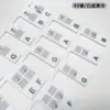 Adesivos de Piano Populares Transfronteiriços Silicone Universal Identificação para Iniciantes Partitura Adesivos de Notas Coloridas Acessórios de Piano Adesivos de Notas