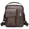 Bolso de hombre bandolera bolso de mano bolso cruzado de hombre bolso de hombre mochila casual de moda nueva bolso de cuero suave maletín