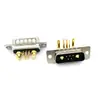 DB7W2 pino de cotovelo macho para placa 90 graus 7 pinos soquete para placa de solda conector de sinal de energia conector D-SUB7W2