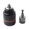 Portabrocas Eléctrico Metálico Rayado Transfronterizo 2-13mm Tres Garras Llave Eléctrica Portabrocas Hexagonal SDS