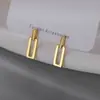 Aretes Casuales de Plata Esterlina Aros Lisos de Gama Alta Elegantes Aretes de Aro Grandes para Mujer Aretes de Aguja de Plata 925 Aretes de Nicho