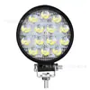 Luz LED de Trabajo para Coche Redonda de 4 Pulgadas 14 Luces 42W Luz Auxiliar Faro Modificado Foco de Ingeniería Faro