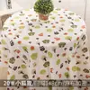 Tela de algodón y lino floral japonesa con estampado a cuadros cortina sofá tela de lino grueso mantel fresco tela y fondo de cabeza de tela