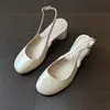 Sandalias de Verano para Mujer 2026 Estilo Francés Retro Sencillo con Tapa en la Punta y Correa Versátil en el Tobillo