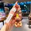 Celebridad de Internet Caricatura Capibara Llavero Colgante Muñeca Decoración de Bolso Máquina de Garra Regalo Pequeño Venta al por Mayor