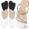 Meia-Almofada de Gel para Antepé Sapatos de Salto Alto Macia com Retorno Auto-Adesiva Ajustável em Meio Tamanho Partículas em Favo de Mel Solas Antiderrapantes Absorventes de Choque