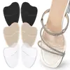 Media Plantilla de Gel para Metatarso Zapatos de Tacón Alto Rebote Suave Autoadhesiva Ajustable en Talla Media Partículas de Panal Suelas Antideslizantes Amortiguadoras