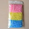 Touca de banho impermeável de pvc touca de banho impressão touca preta ideia touca de banho embalada bolsa para touca de banho touca de banho