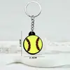 Llaveros Acrílicos Transfronterizos de Baloncesto, Fútbol, Béisbol, Colgantes Deportivos Creativos, Decoraciones para Coche y Mochila Escolar, Regalos