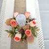 Velas de Folha de Bordo Rosa de Duas Cores, Guirlanda de Flores Artificiais, Atmosfera Romântica, Casamento, Decoração de Casa, Mesa de Natal, Enfeites de Quarto