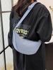 Bolso Cruzado de Nylon 2026 para Mujer, Bolso de Moda Tipo Dumpling, Bolso de Hombro Pequeño Ligero, Bolso de Axila, Bolso de Hombro Único de Lona