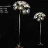 Accesorios de boda luces guía de carretera arte de hierro galvanizado cuentas afiladas de boda bola de brote decoración de diseño de escenario de boda luces guía de carretera