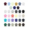 Nuevo Producto de Manga Corta 275g Tono Tierra Holgado Camiseta de Manga Corta Lisa para Hombre Niebla Algodón Puro Marca Trendy para Hombre Ropa para Hombre Tallas Grandes