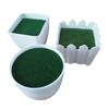 Atacado simulação plástico flor artificial vaso pequeno flor de plástico de porcelana com musgo de espuma vaso pequeno vaso mini pequeno