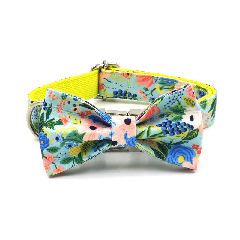 宠物项圈牵引绳套装 蝴蝶结狗项圈 牵引套装亚马逊宠物用品现货