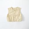 Conjunto de 3 Piezas para Bebé Niño Otoño 2025 Nuevo Estilo Chaleco de Trabajo Chaqueta Camiseta Base Pantalones Casuales para Salir