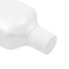 Botella de enjuague bucal de plástico personalizada de 32 dientes y 500 ml, botella de agua refrescante para mascotas de plástico con tapa, botella plana, botella de líquido dividida